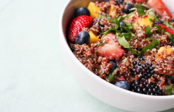 Sweet + Healthy: Berry And Basil Quinoa Salad
