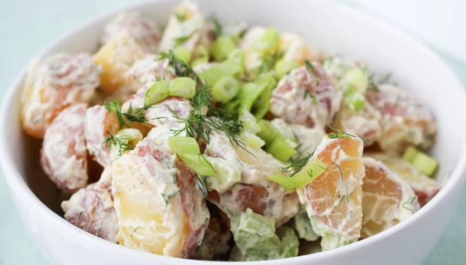 Healthy (Yes, Healthy) Red Potato Salad